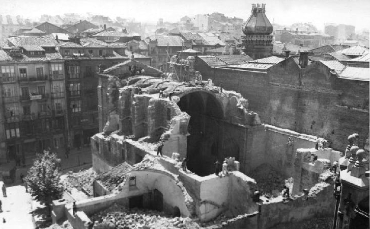 Derribo de la Parroquia de San Francisco, 1936