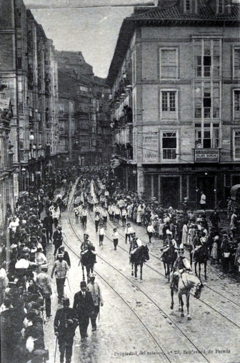 Desfile del Batallón Infantil, 1914